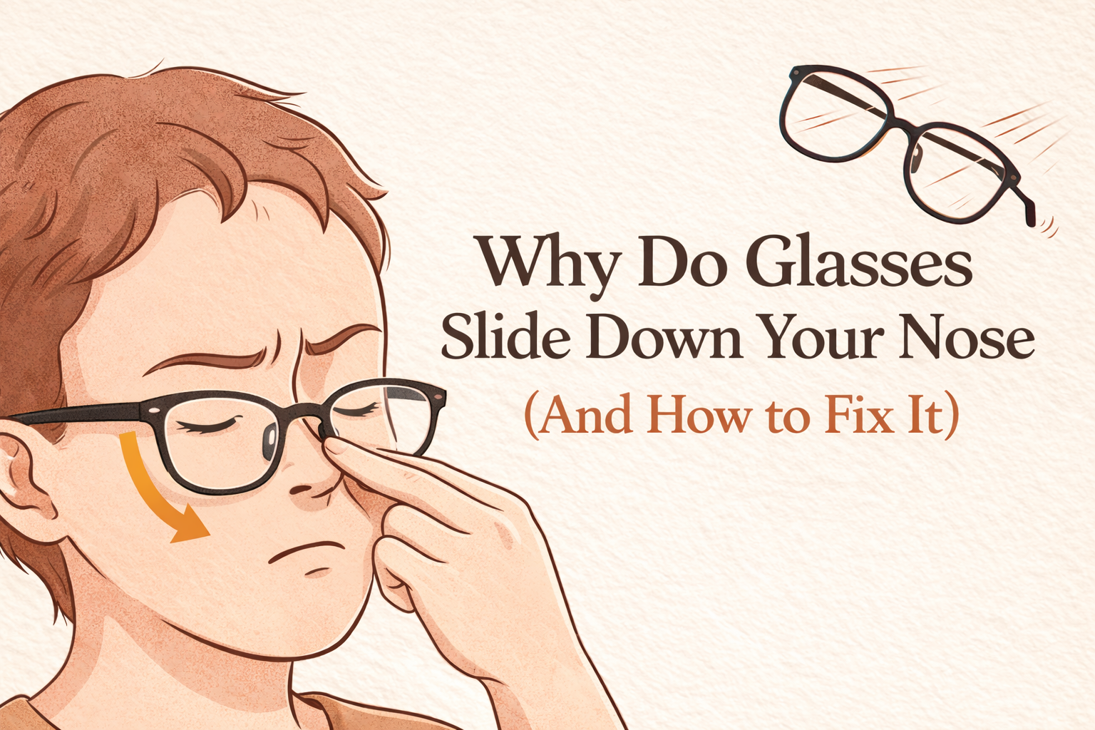 Why Do Glasses Slide Down Your Nose (And How to Fix It)