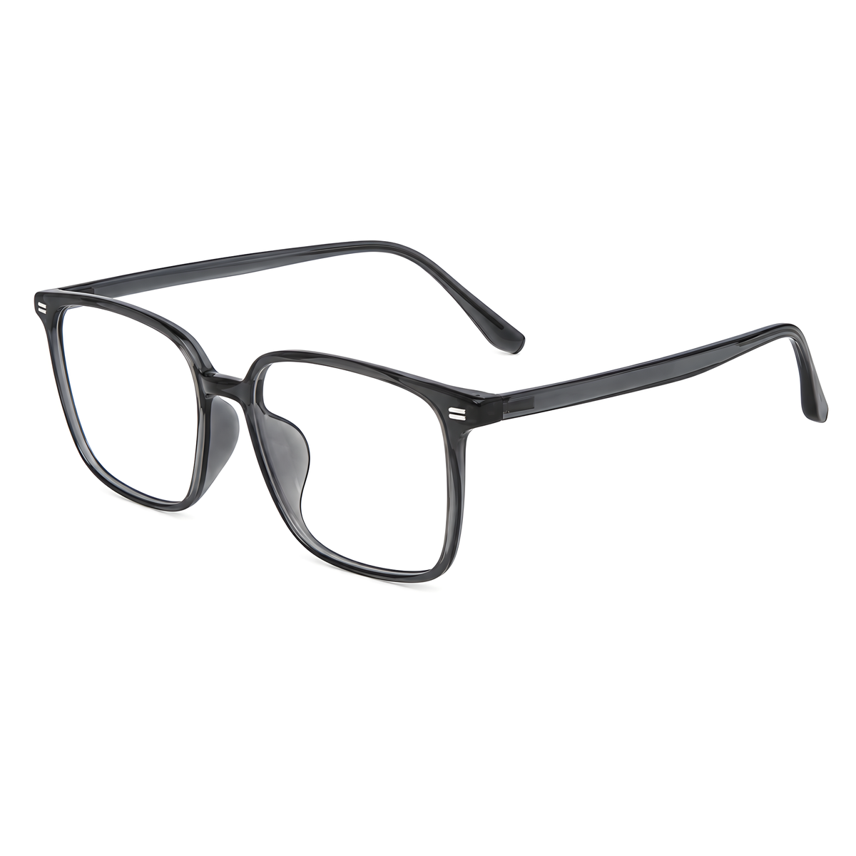 SHINJUKU Asian fit eyeglasses - 8837白底图雾透灰