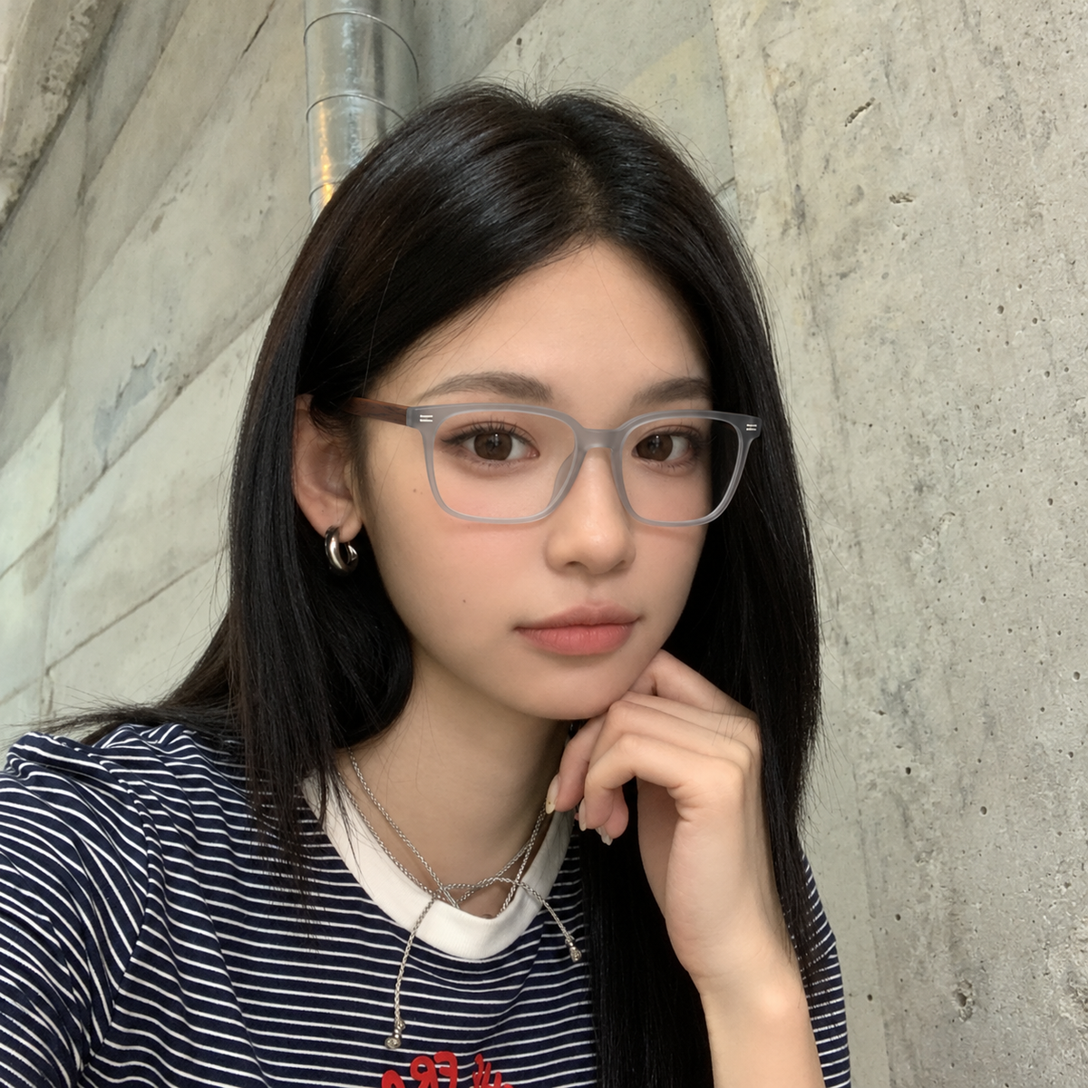 NAGANO Asian fit eyeglasses model view