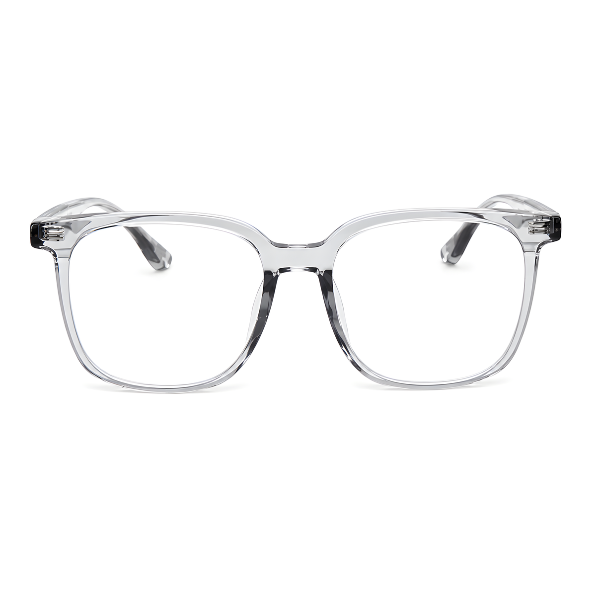 NAGANO Asian fit eyeglasses - 9056白底图透灰色