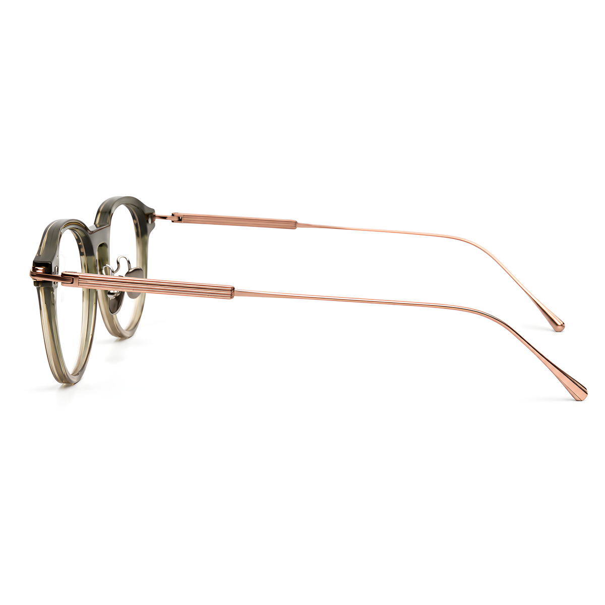 CHIBA Green/Rose Gold Asian fit eyeglasses