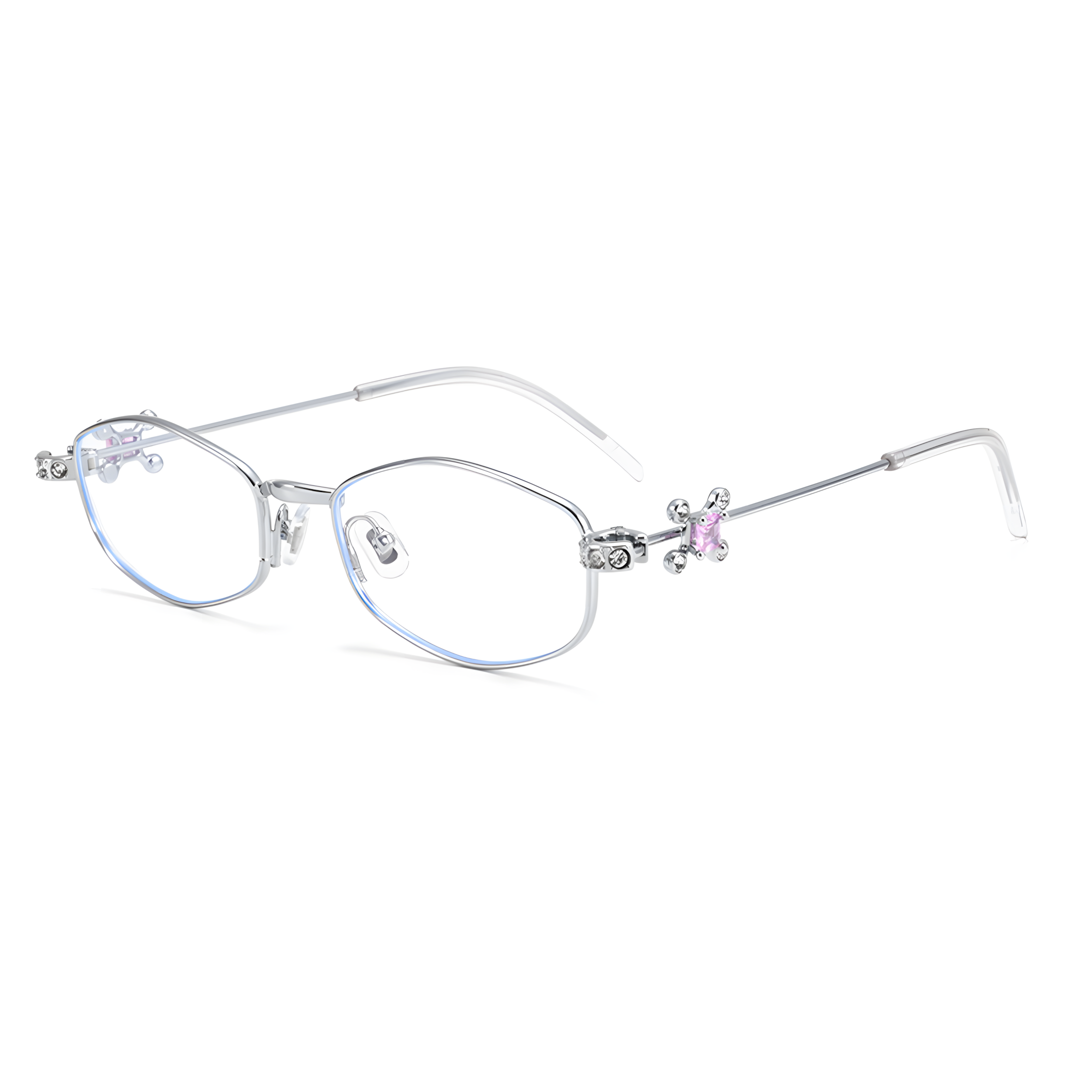 SUZUME eyeglasses - F-30915Y-SILVER