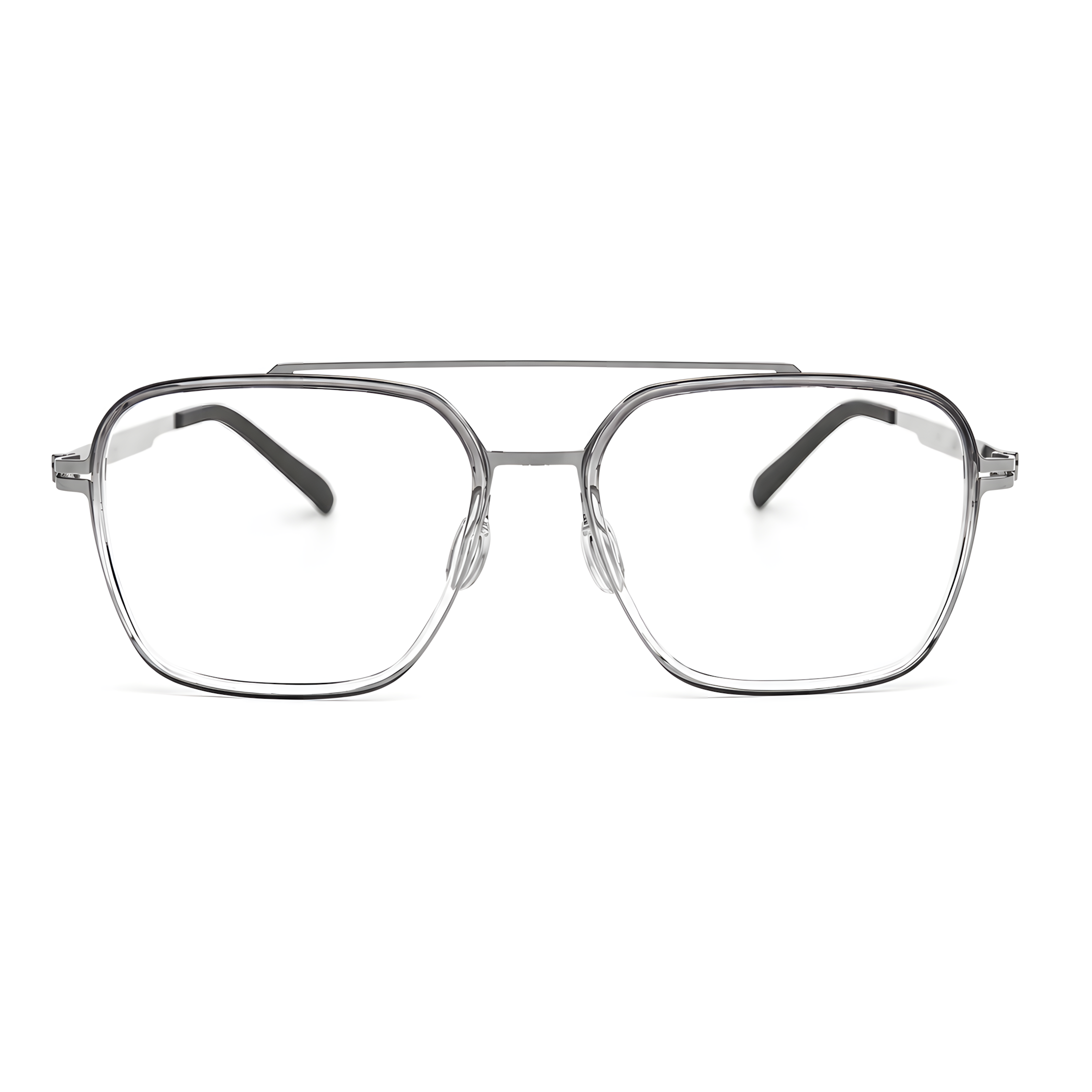 TAKAYAMA Gray/Silver Asian fit eyeglasses