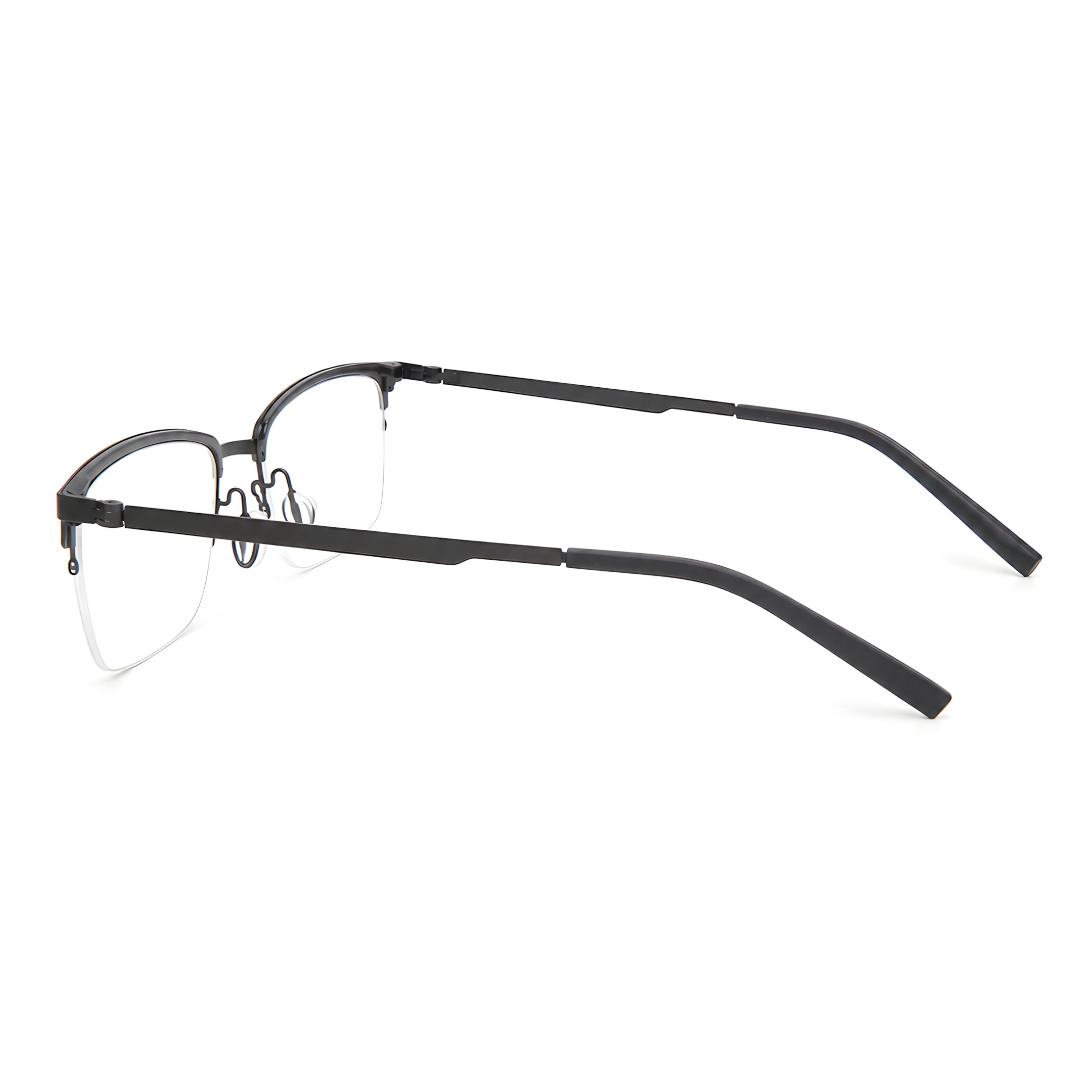 JEJU Black/Gunmetal Asian fit eyeglasses