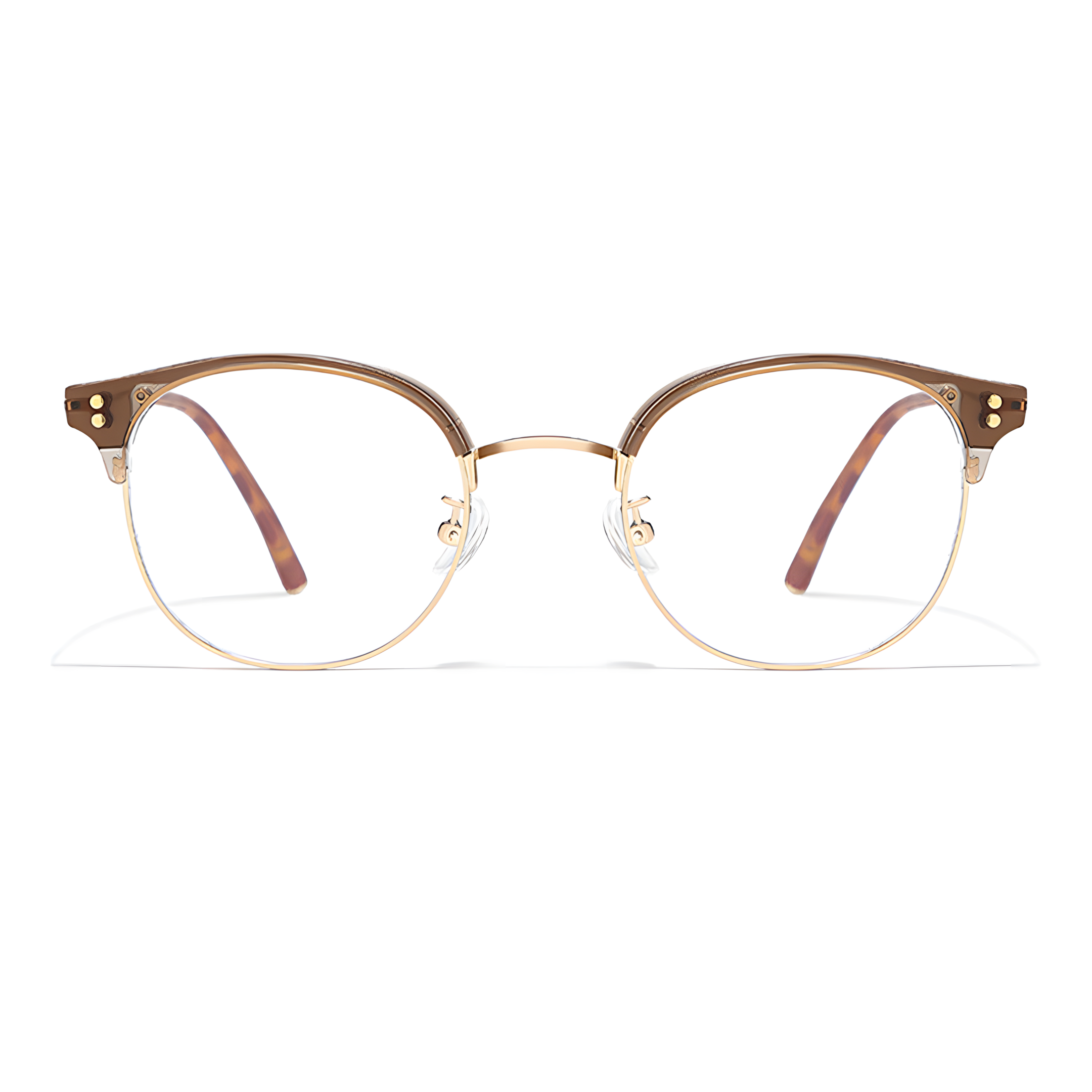 KURASHIKI Clear/Tea Asian fit eyeglasses