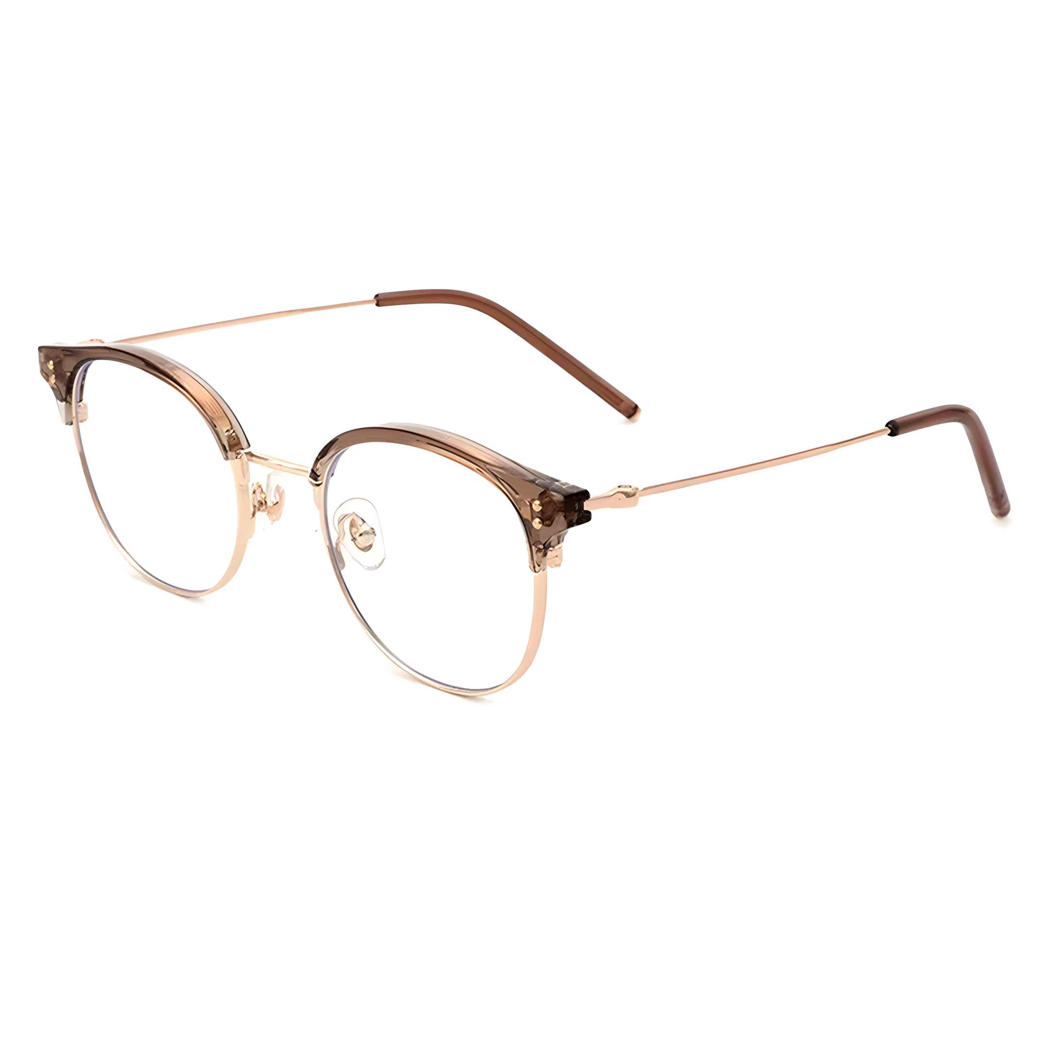 KURASHIKI Clear/Tea Asian fit eyeglasses