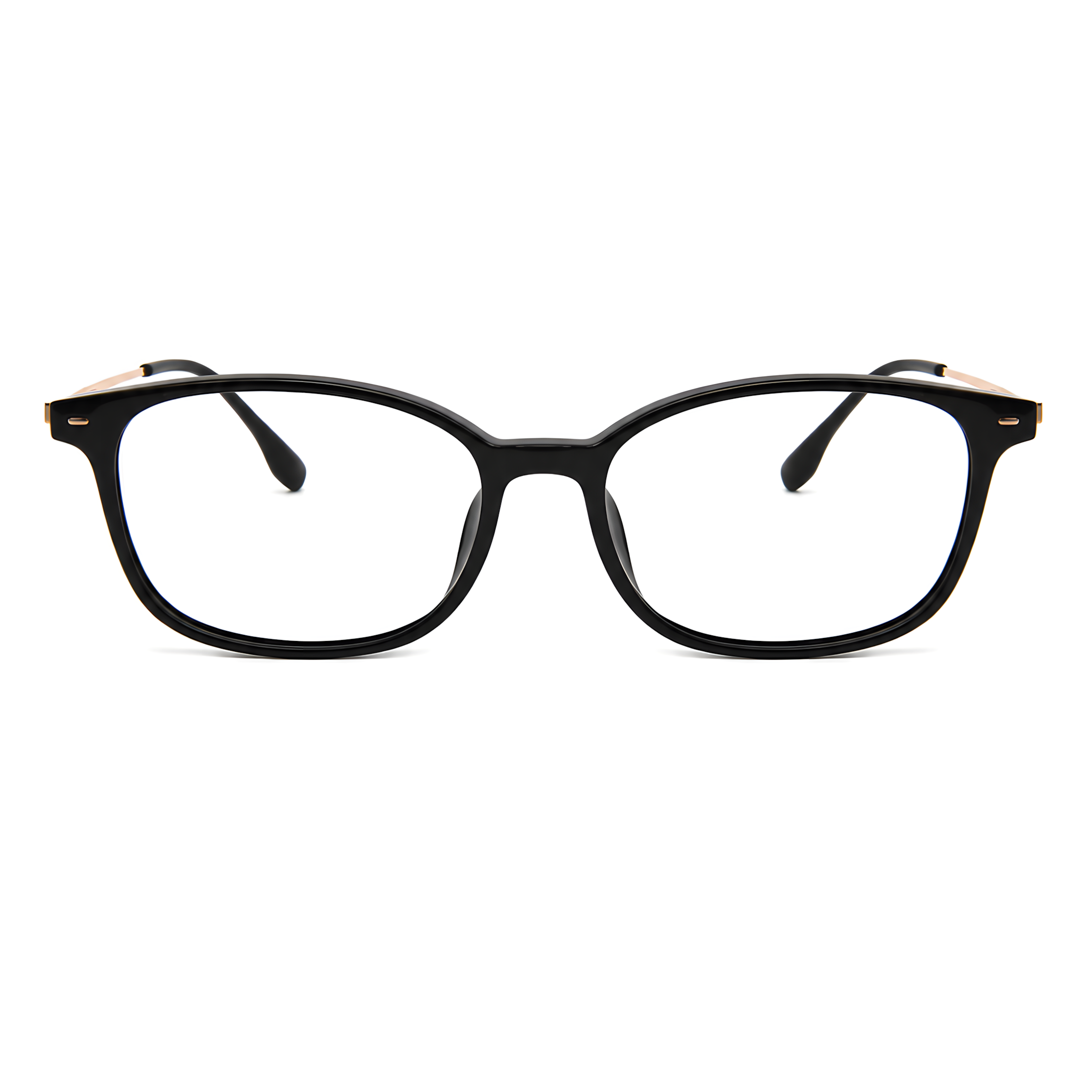 KOENJI Black/Rose Gold Asian fit eyeglasses