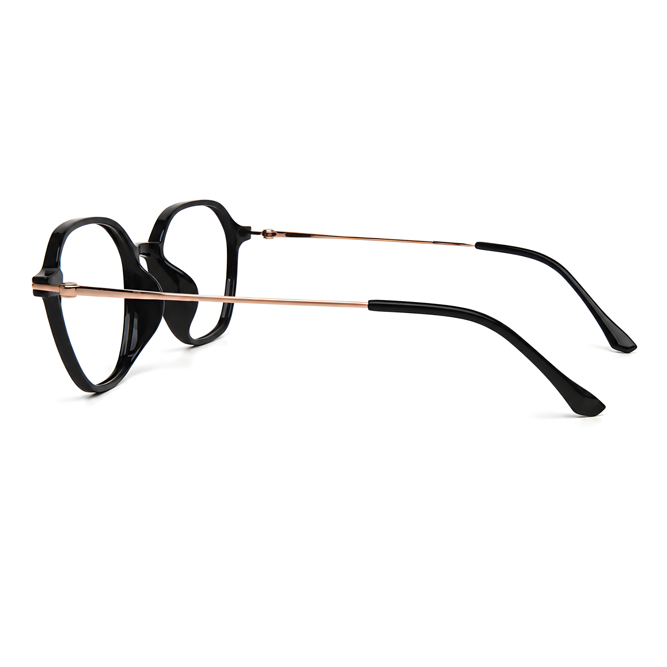 SEOCHO Black/Rose Gold Asian fit eyeglasses
