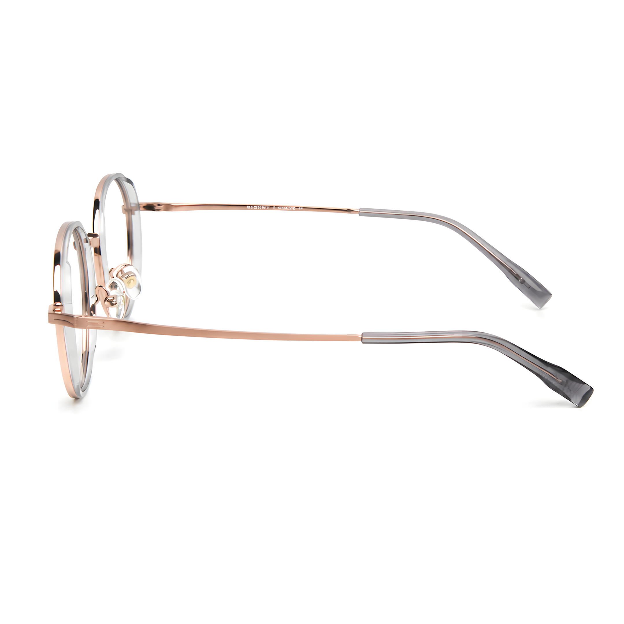 NIKKO Gray/Rose Gold Asian fit eyeglasses