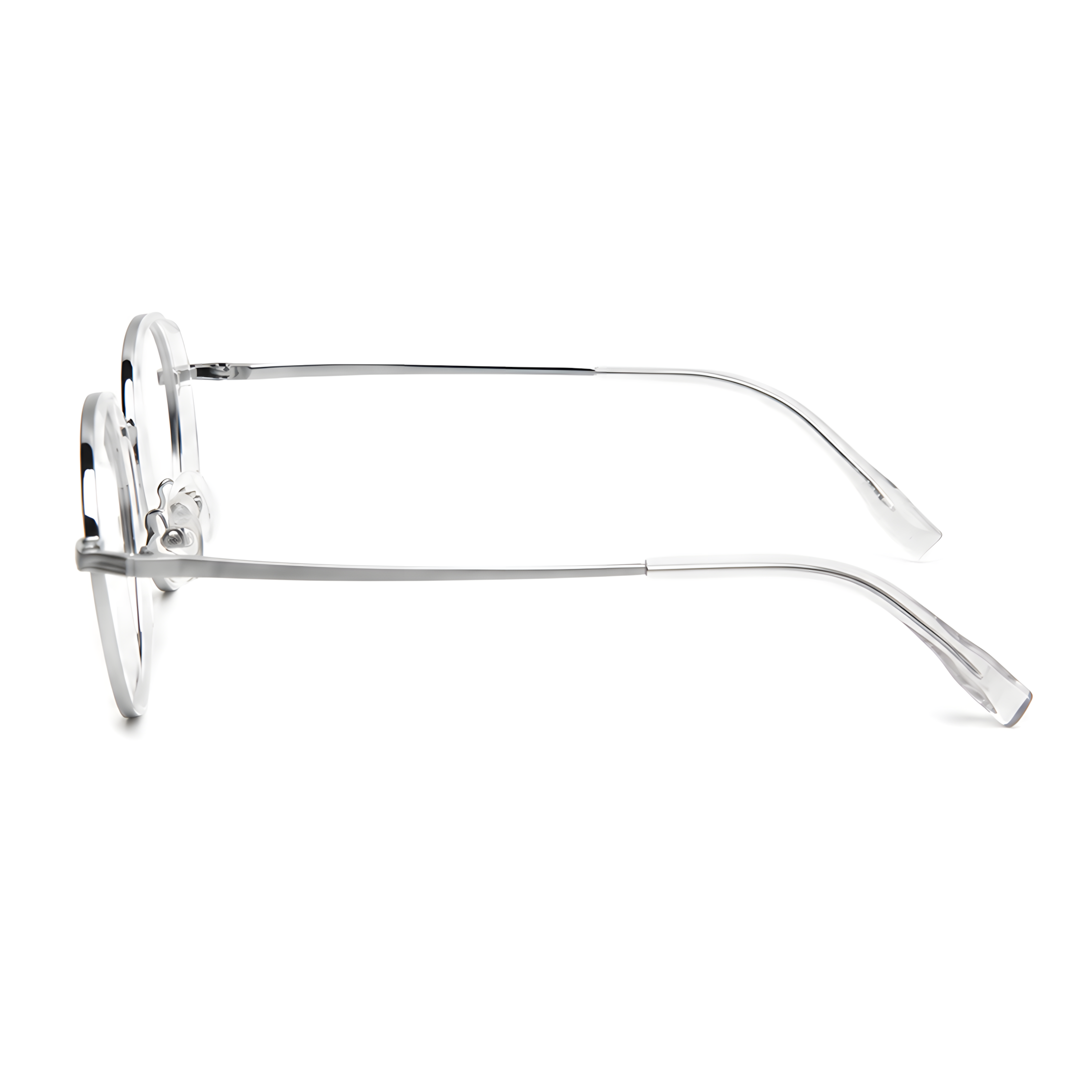 NIKKO Translucent/Silver Asian fit eyeglasses