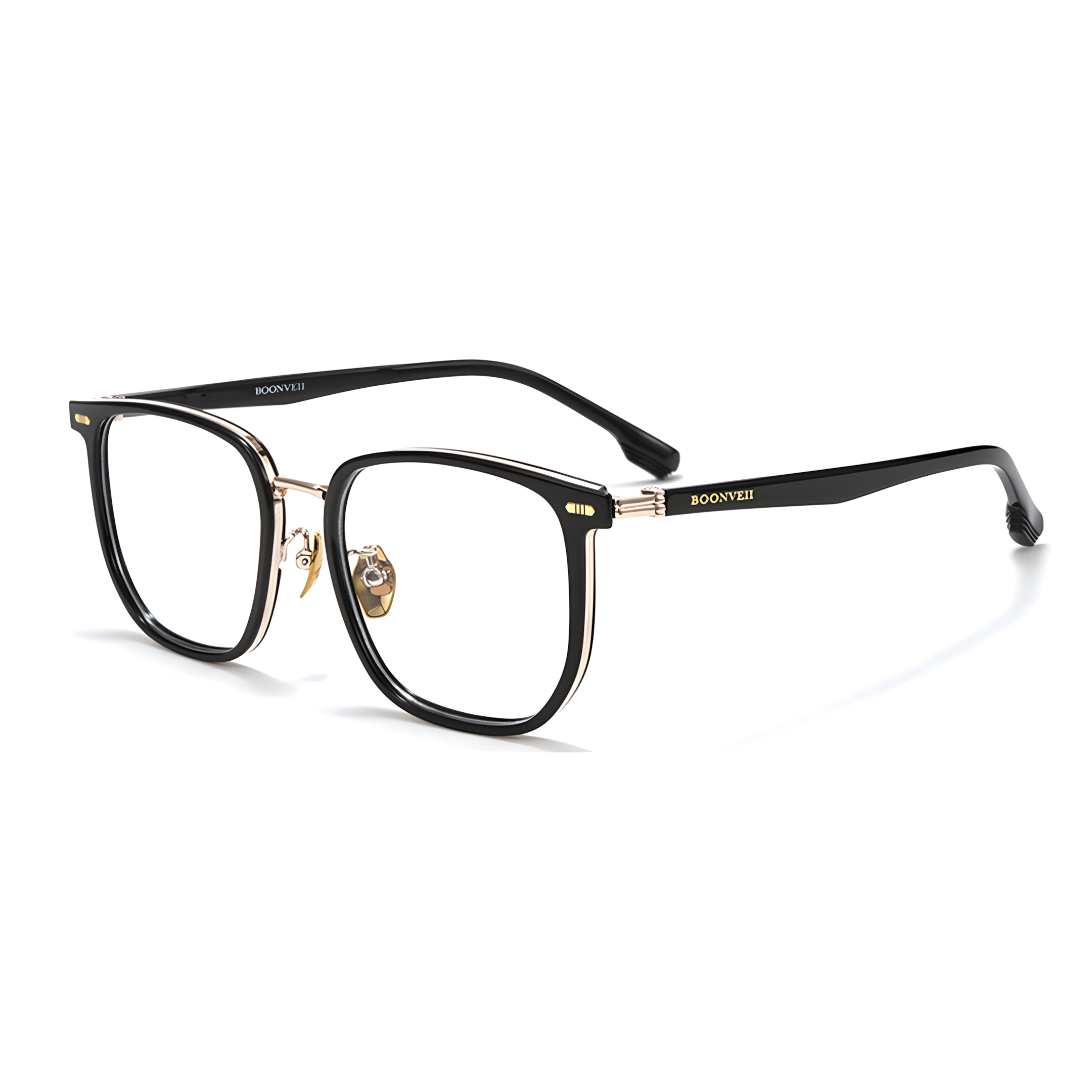 MATSUE Black/Gold Asian fit eyeglasses
