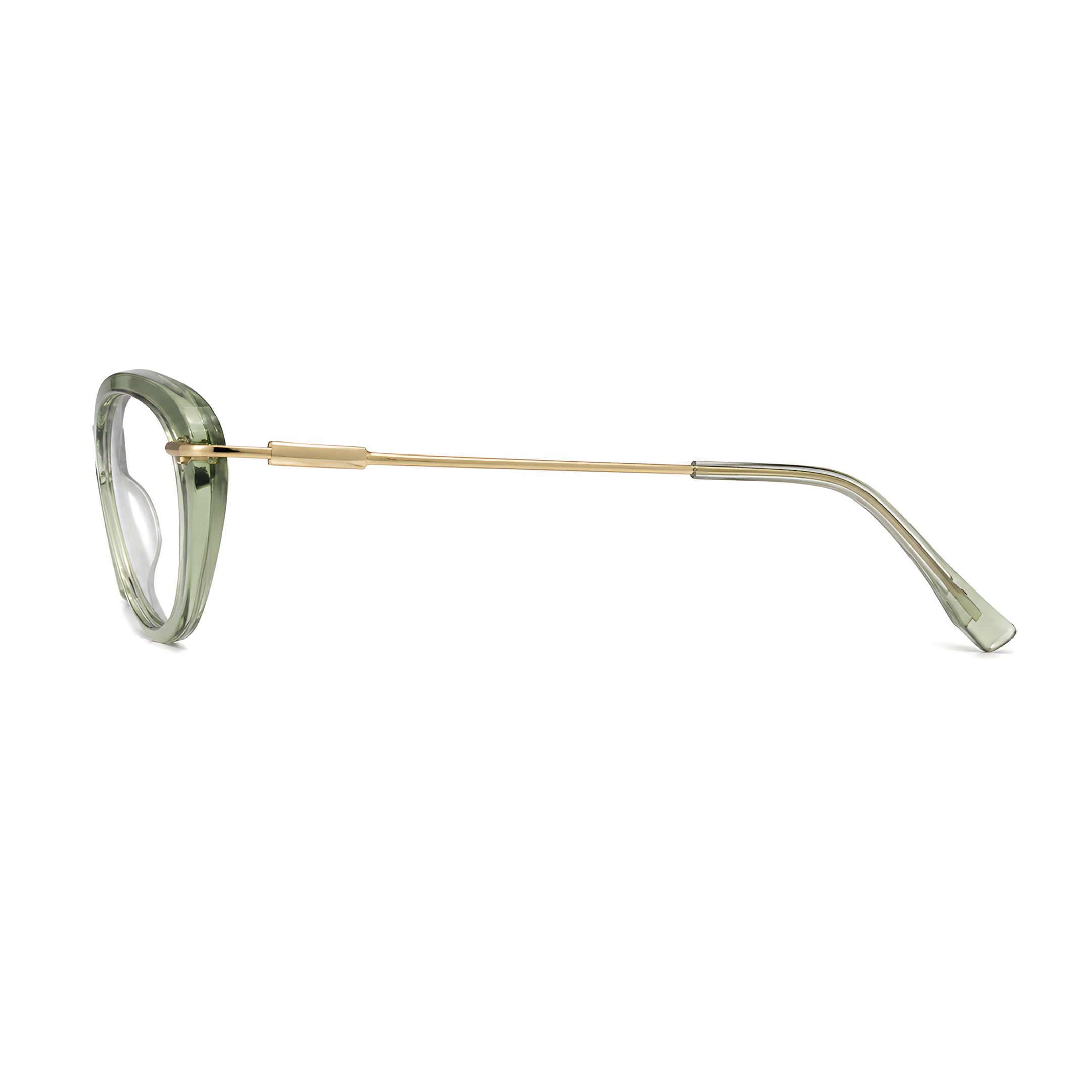 IROHA eyeglasses - F-GG567F-CLEAR-GREEN (2)