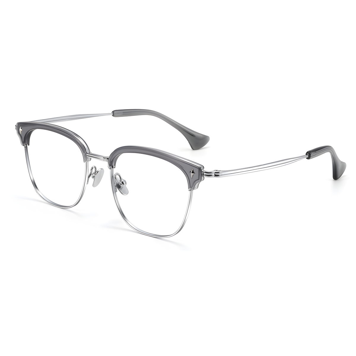 GIFU Gray/Silver Asian fit eyeglasses