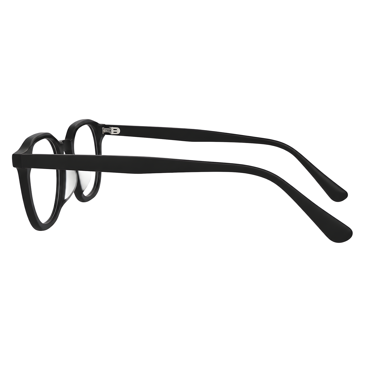 AOMORI Asian fit eyeglasses - GG6013F白底图磨砂黑2
