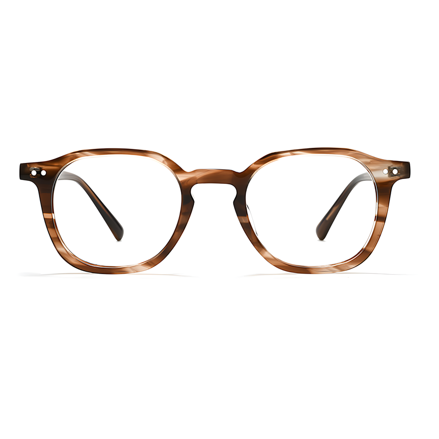 AOMORI Asian fit eyeglasses - GG6013F白底图玳瑁3