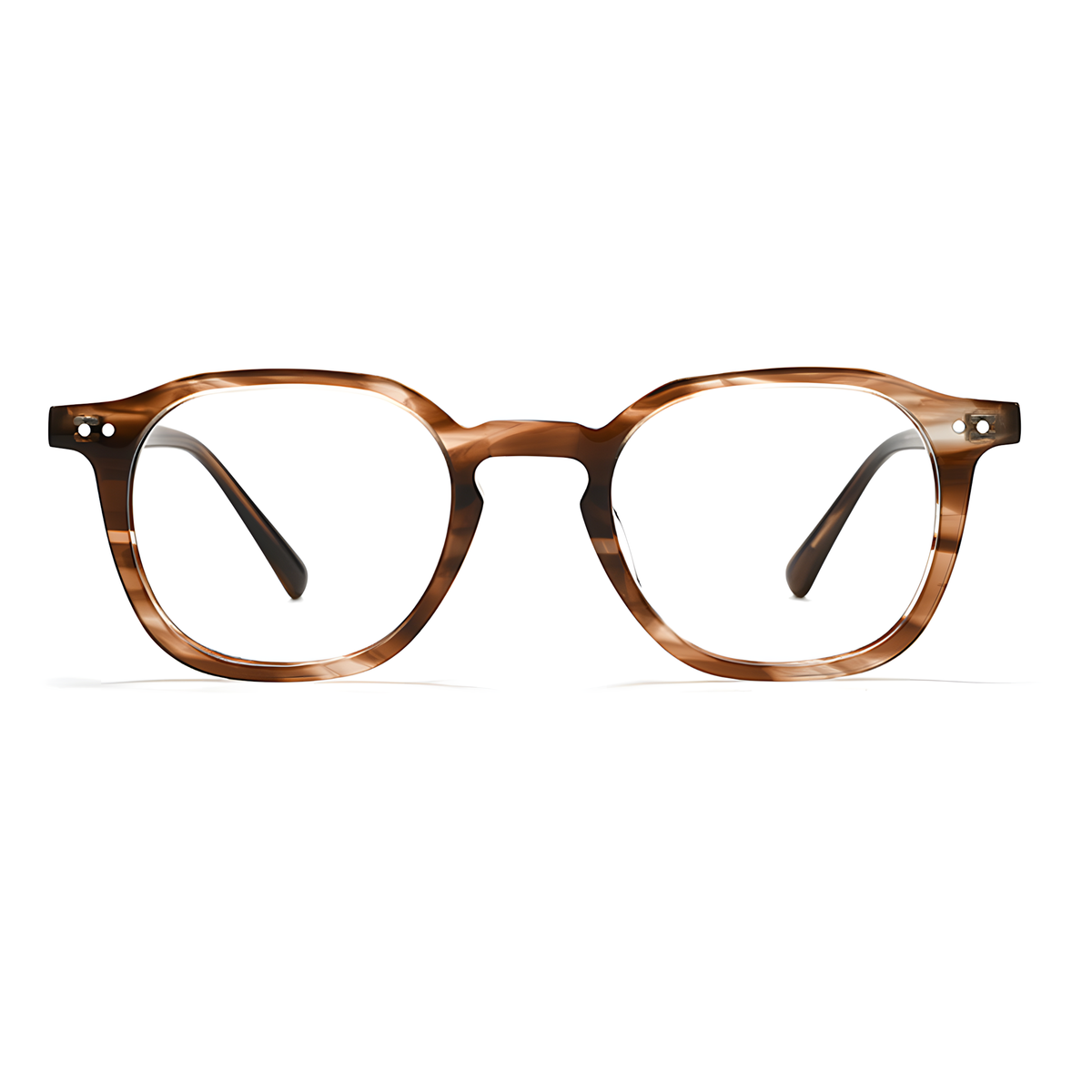 AOMORI Asian fit eyeglasses - GG6013F白底图玳瑁3