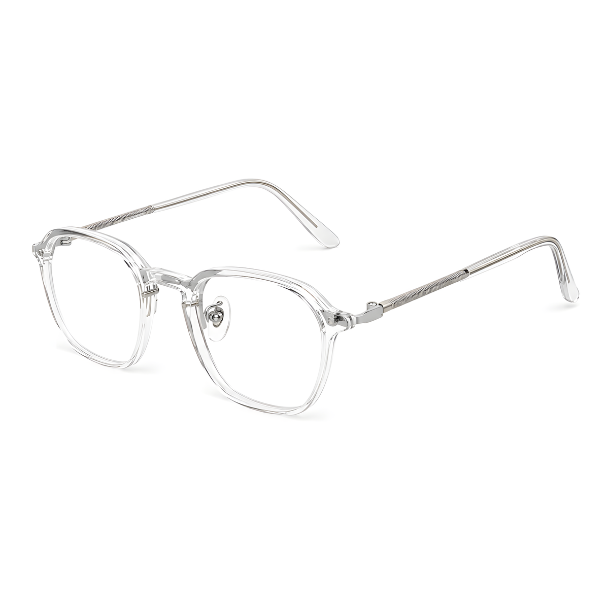 KOBARI Asian fit eyeglasses - KBT98C51白底图透明色2