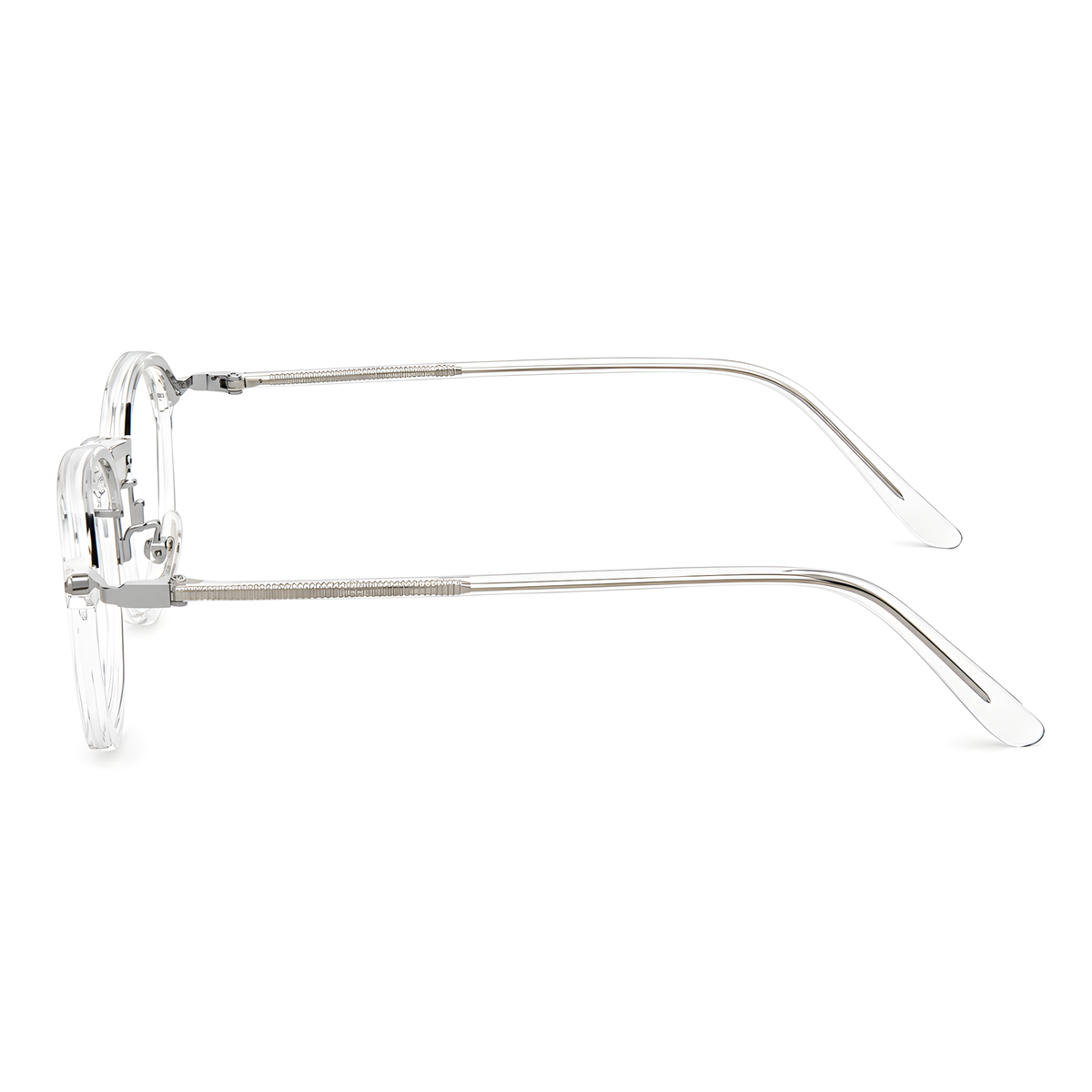 KOBARI Asian fit eyeglasses - KBT98C51白底图透明色3