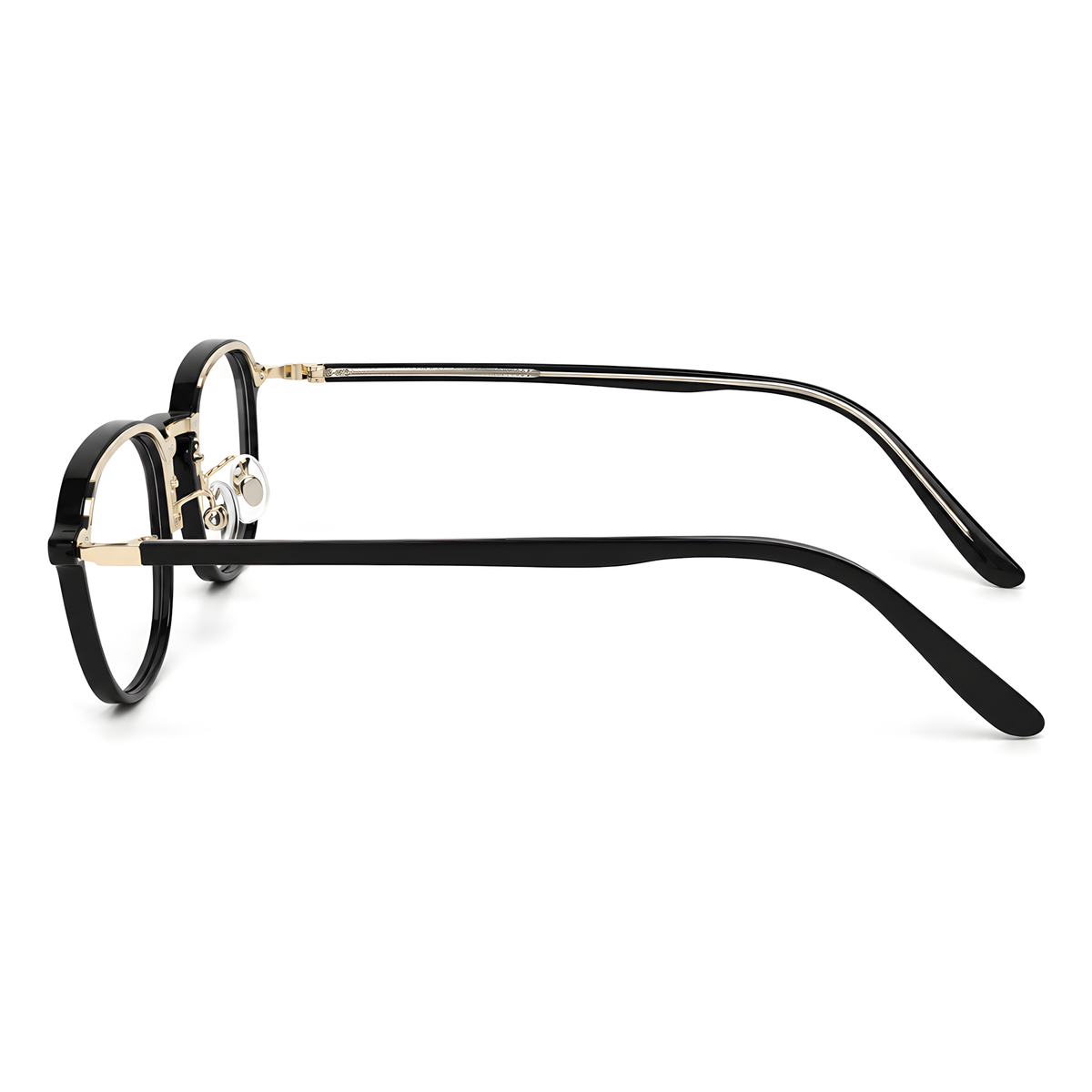 KOBARI Asian fit eyeglasses - KBT98C51白底图黑色