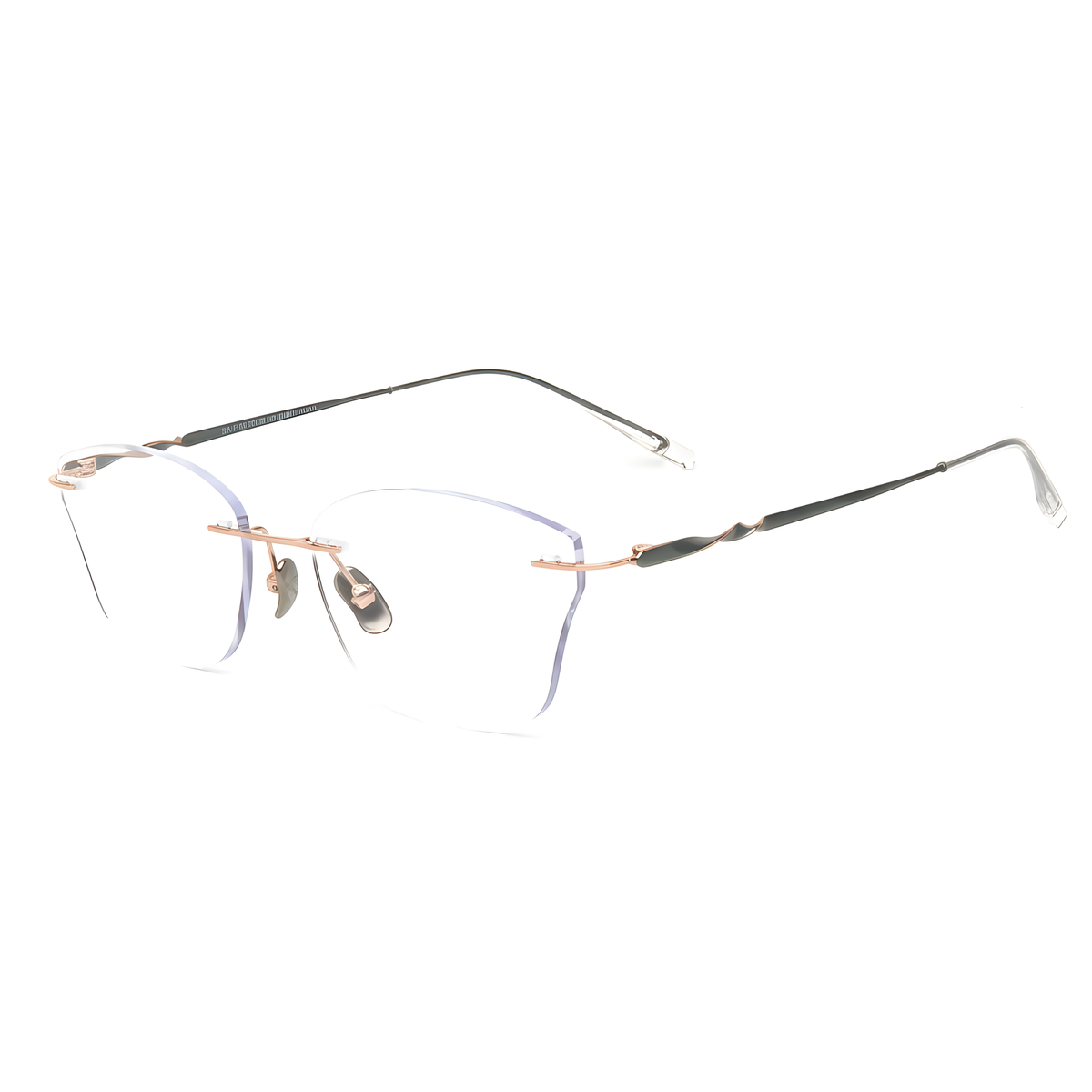 TONO Rose Gold/Green angle view