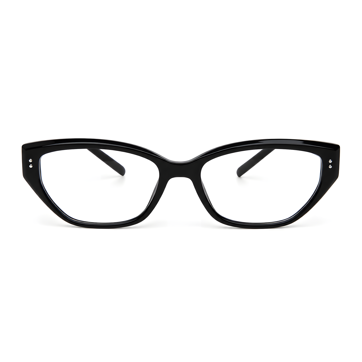 HACHINOHE Black eyeglasses front view