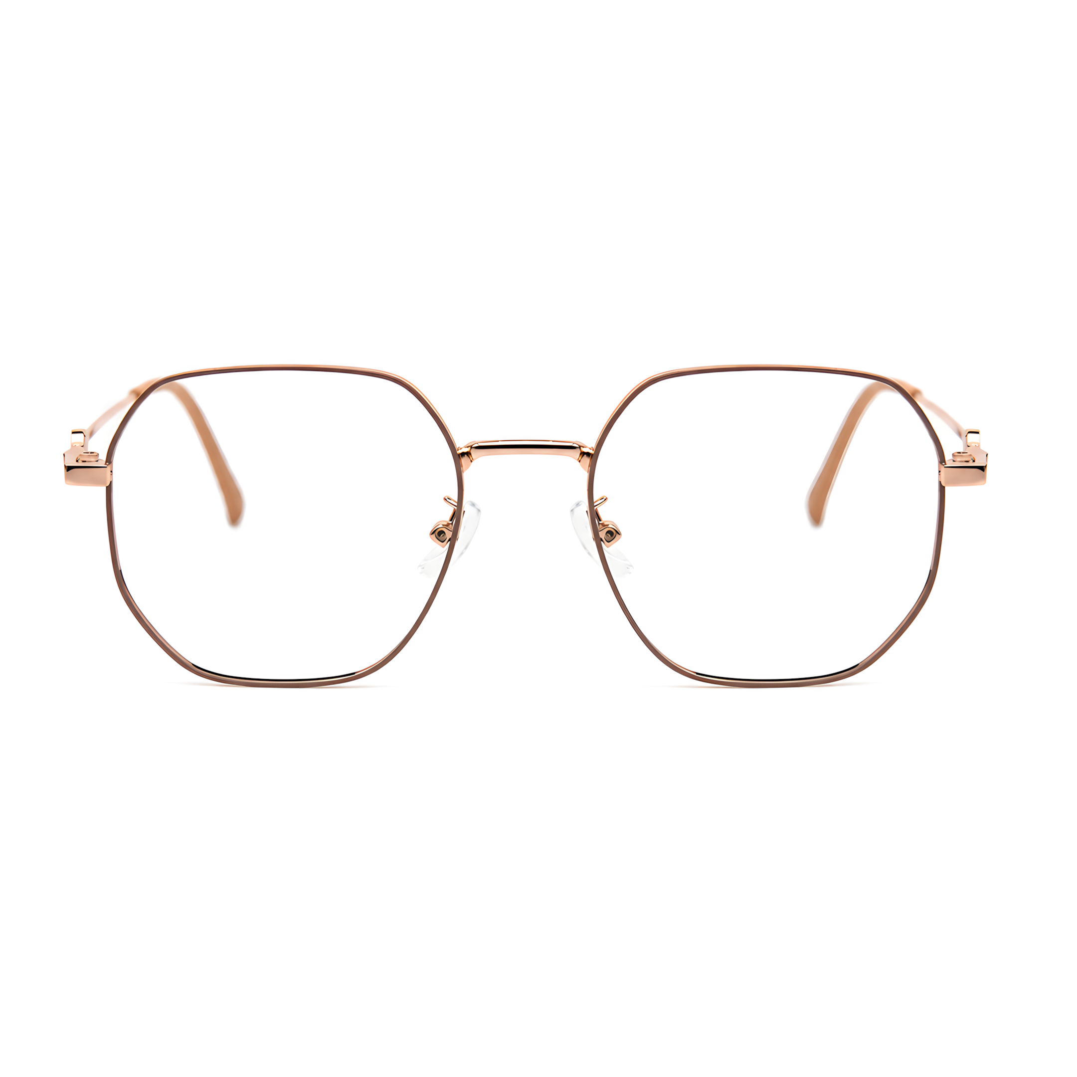 WUXI Brown/Rose Gold eyeglasses - product view 1