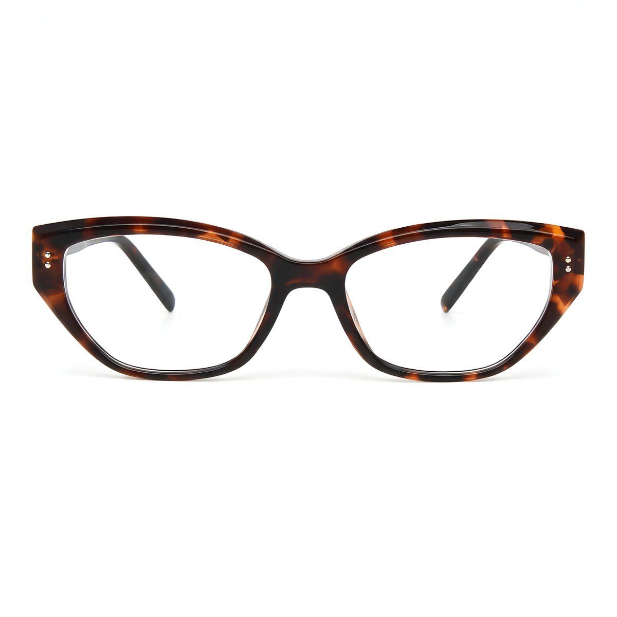 HACHINOHE Tortoise eyeglasses side view