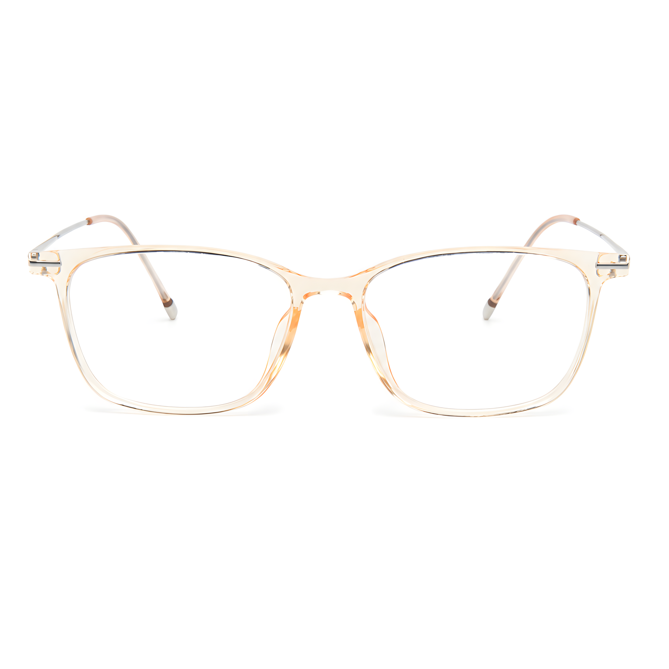 SAKAI Tea/Silver eyeglasses - product view 1