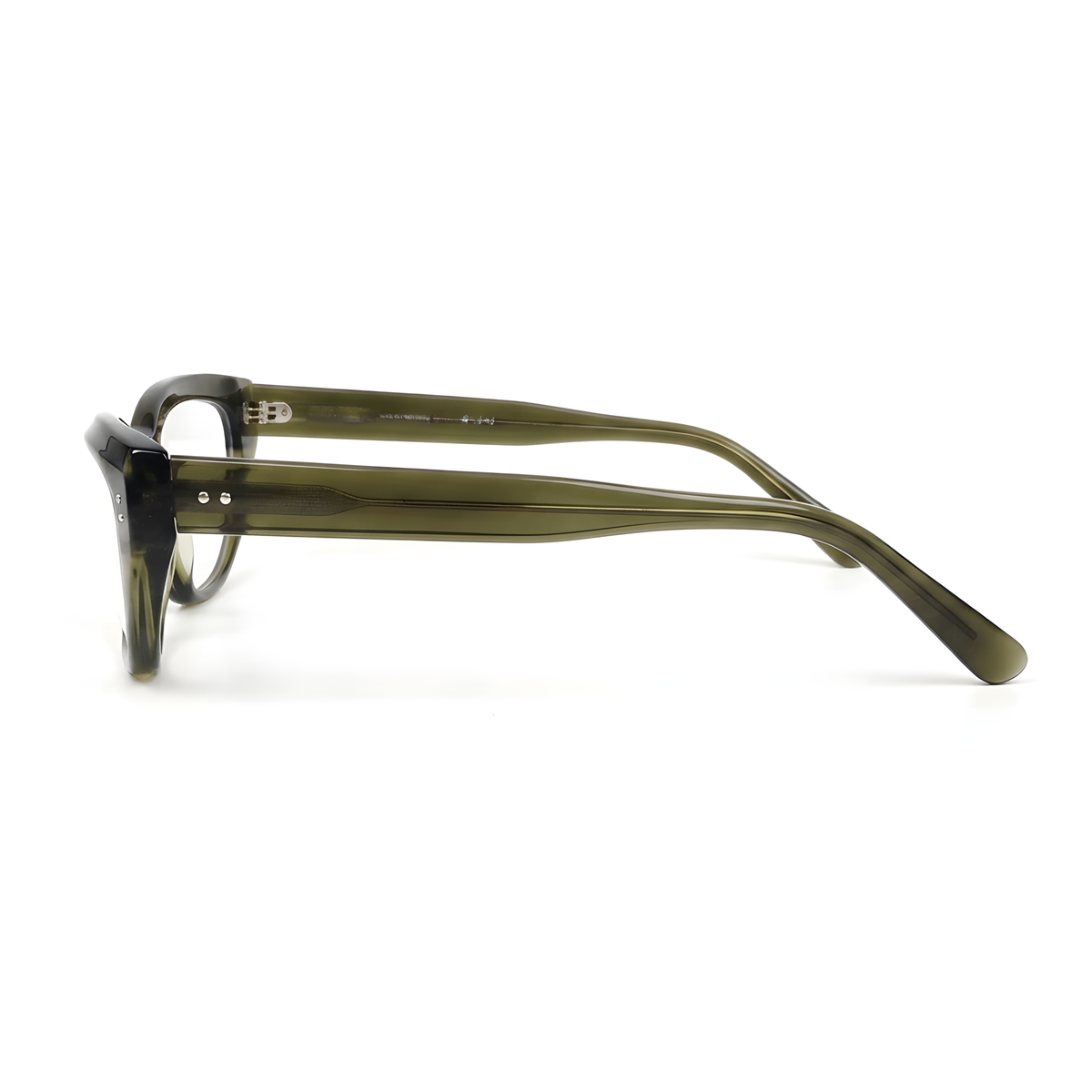HACHINOHE Green eyeglasses front view