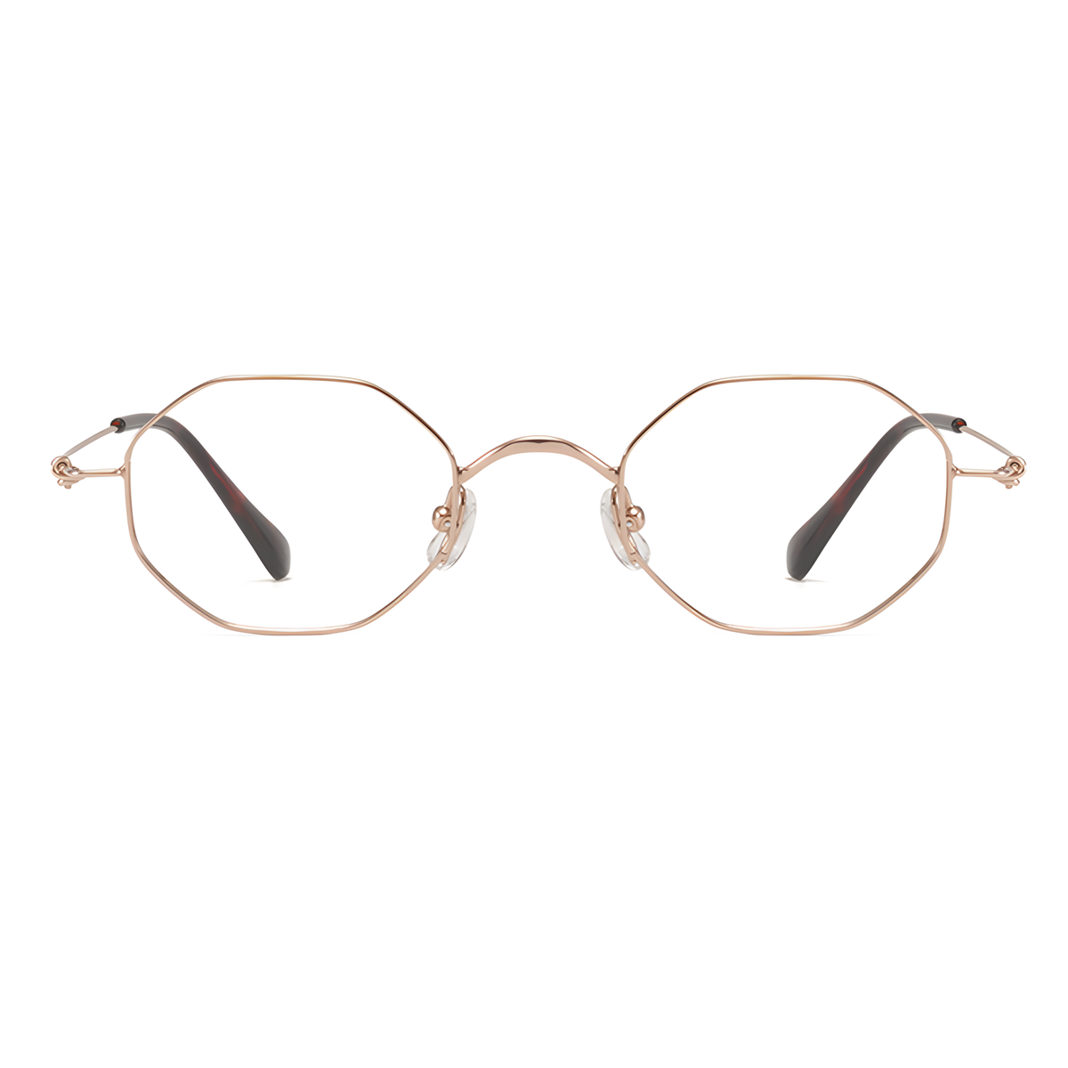 NIIGATA Rose Gold eyeglasses front view