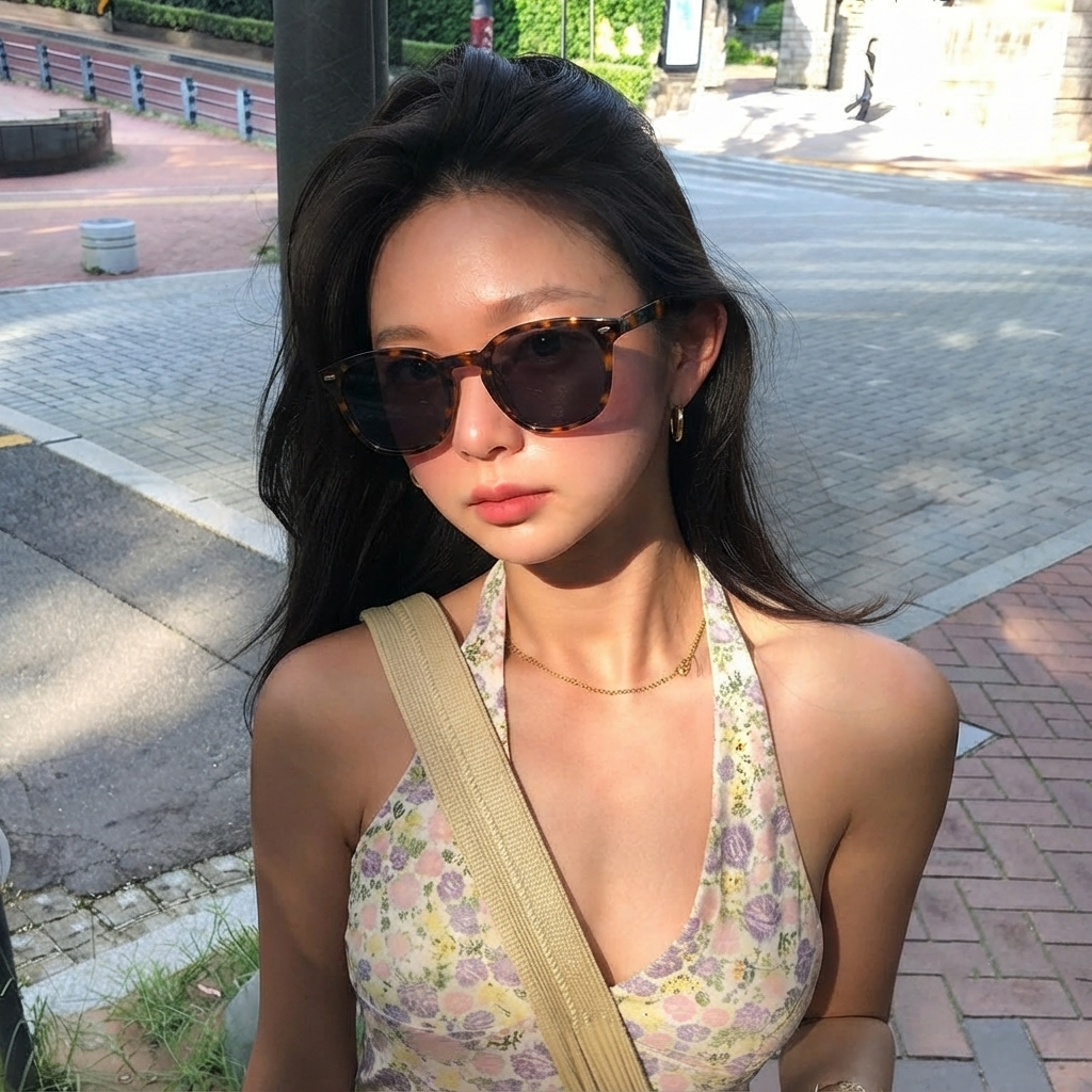 AURORA eyewear model photo