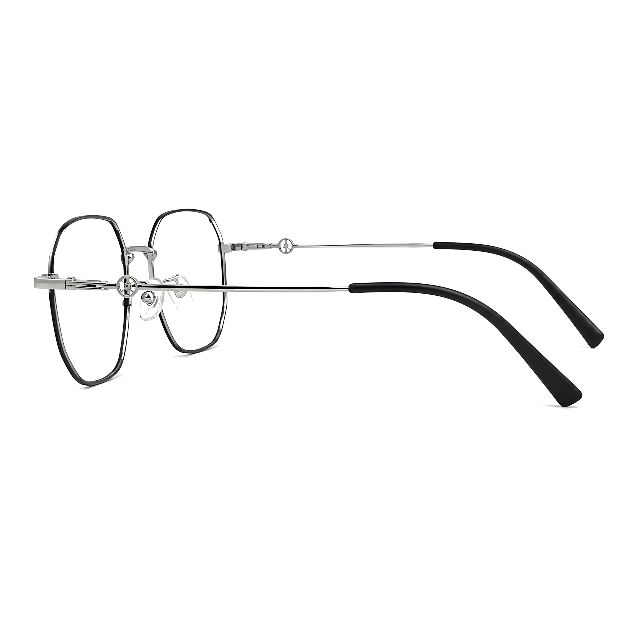 WUXI Black/Silver eyeglasses - product view 3