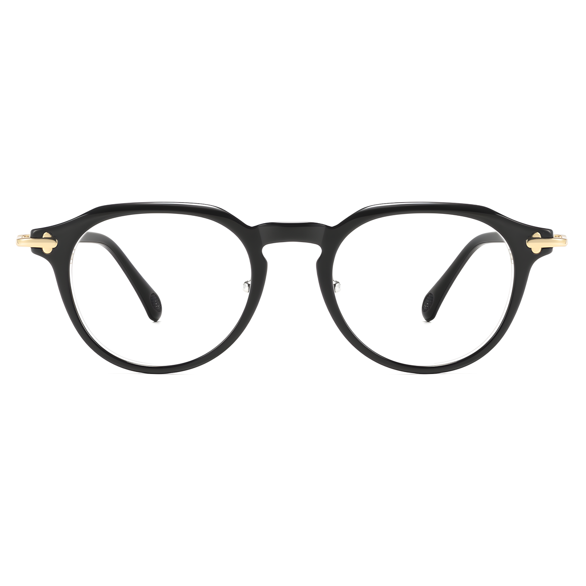 IZU eyeglasses DuneT白底图黑金2
