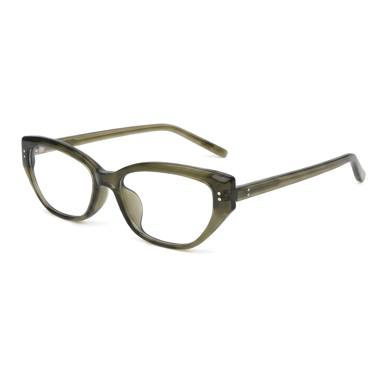 HACHINOHE Green eyeglasses angle view