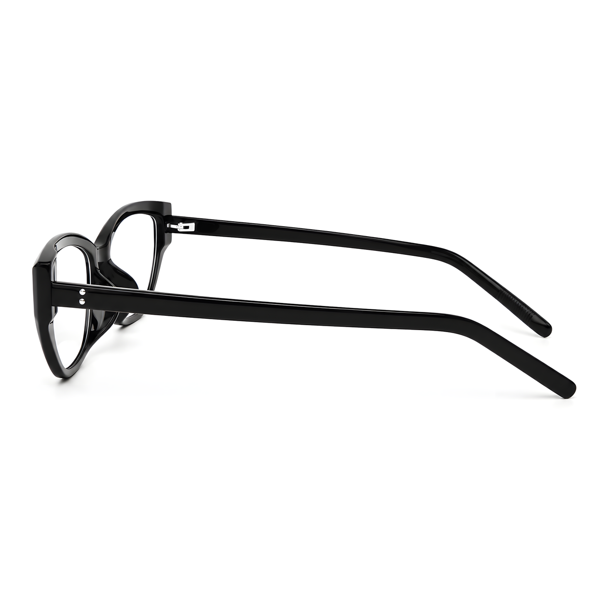 HACHINOHE Black eyeglasses side view