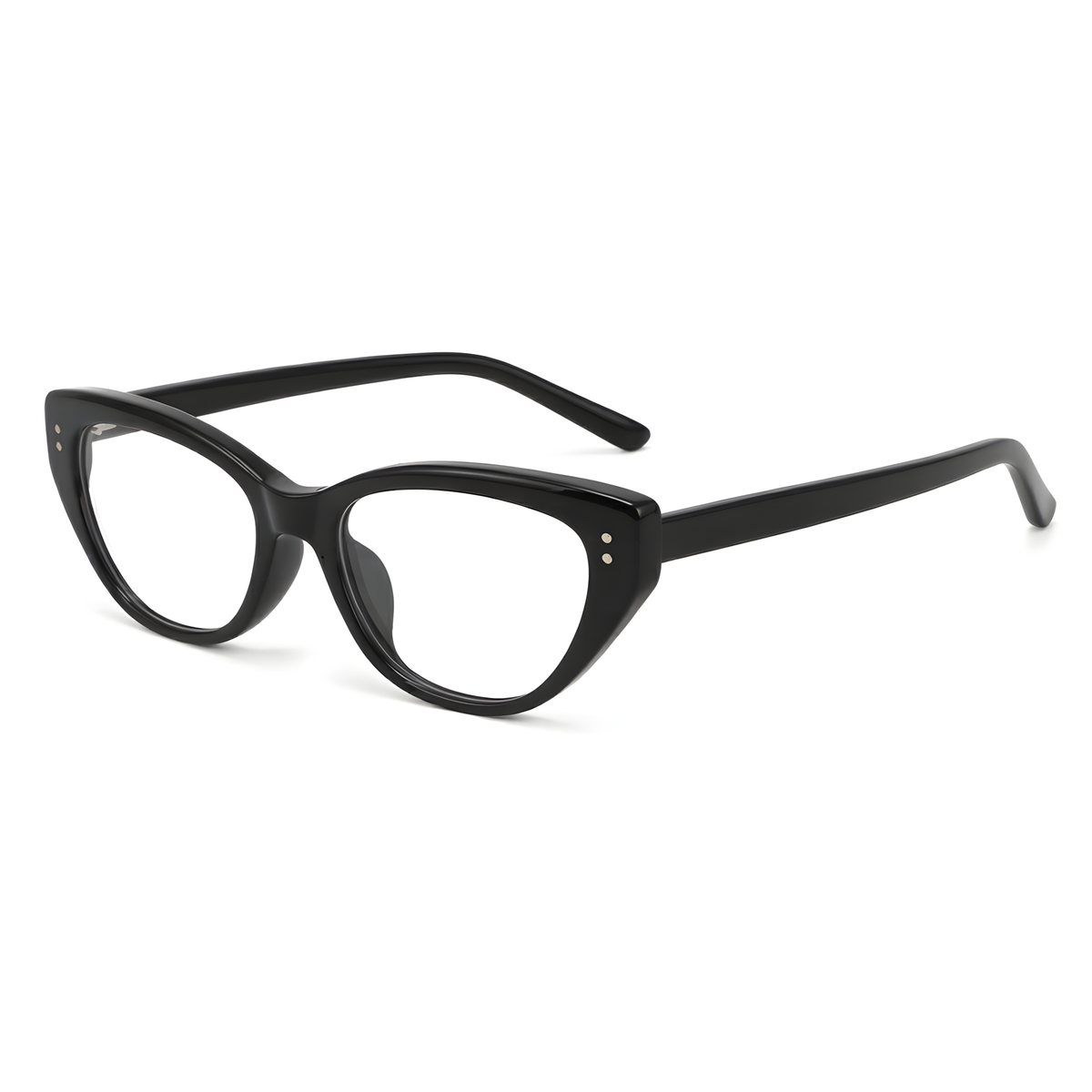 HACHINOHE Black eyeglasses angle view