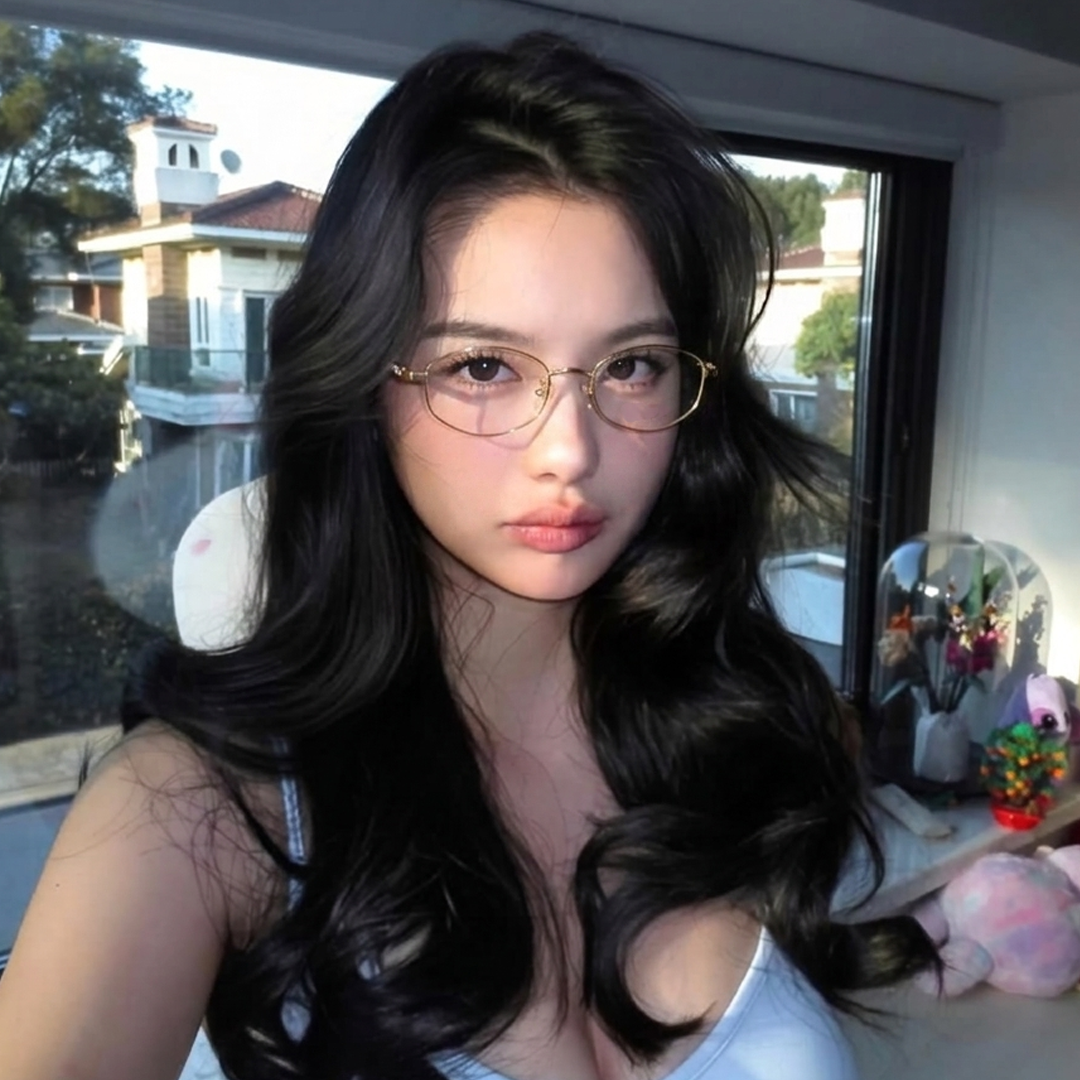 SHION eyewear model photo