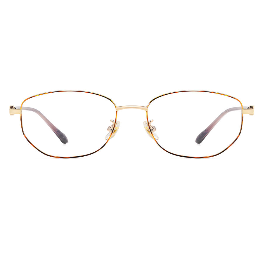 KURE eyeglasses 58273白底图玳瑁金