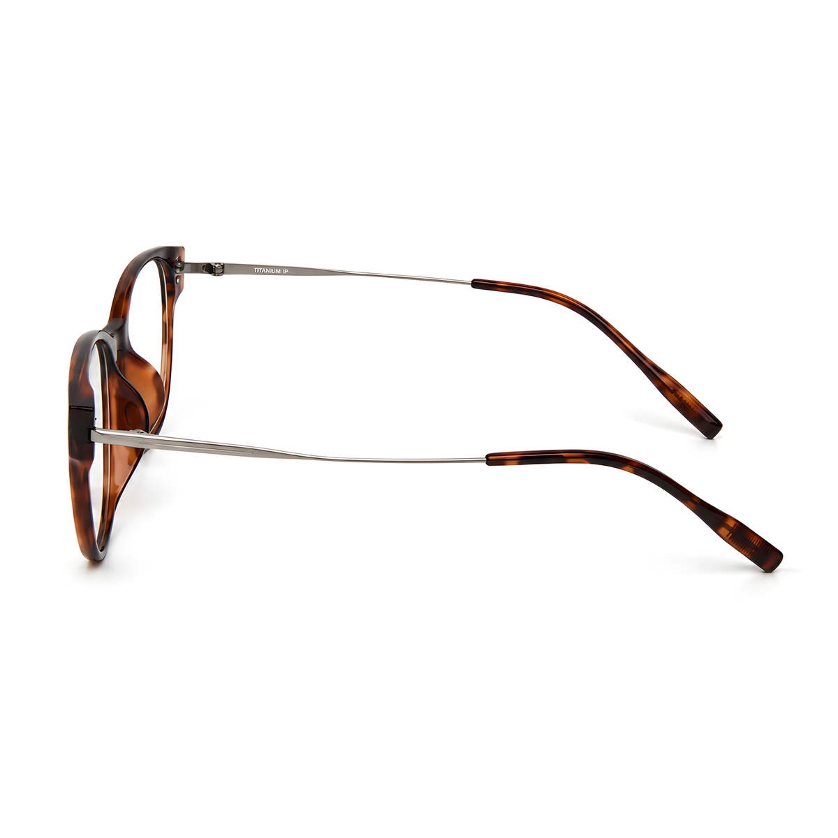 SHIMODA Tortoise eyeglasses side view