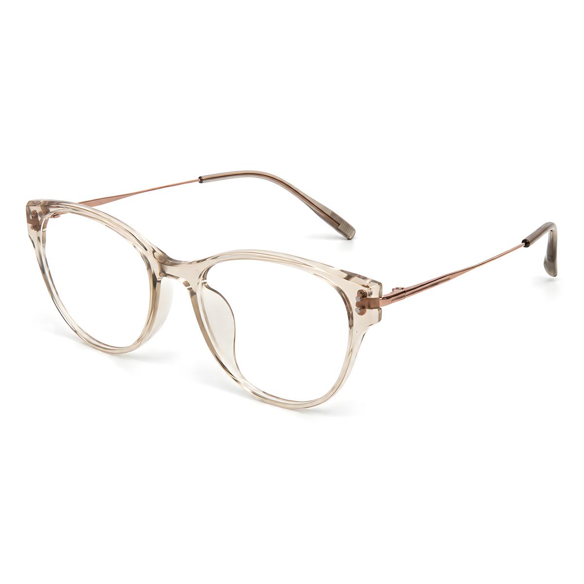 SHIMODA Crystal Green eyeglasses front view