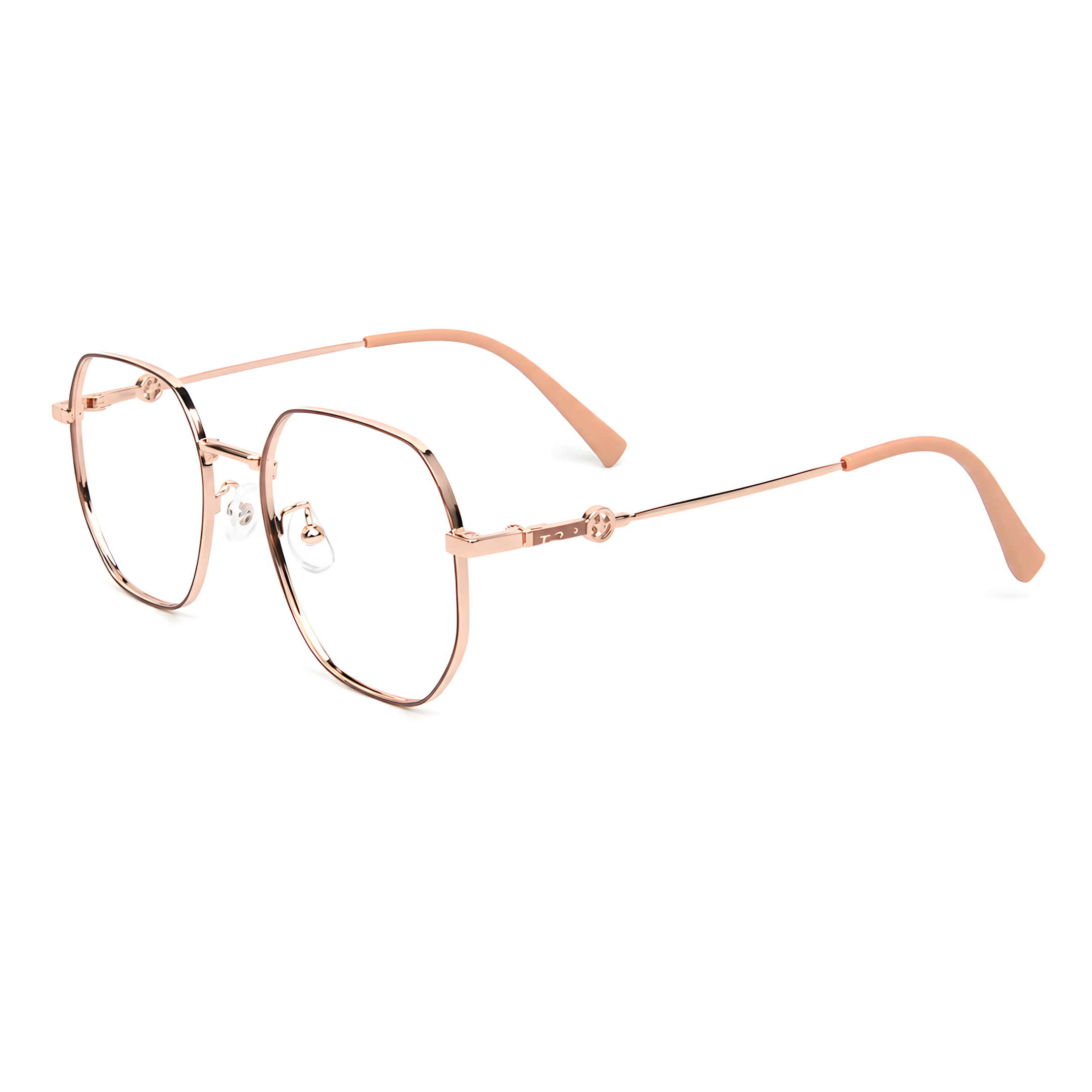 WUXI Brown/Rose Gold eyeglasses - product view 2