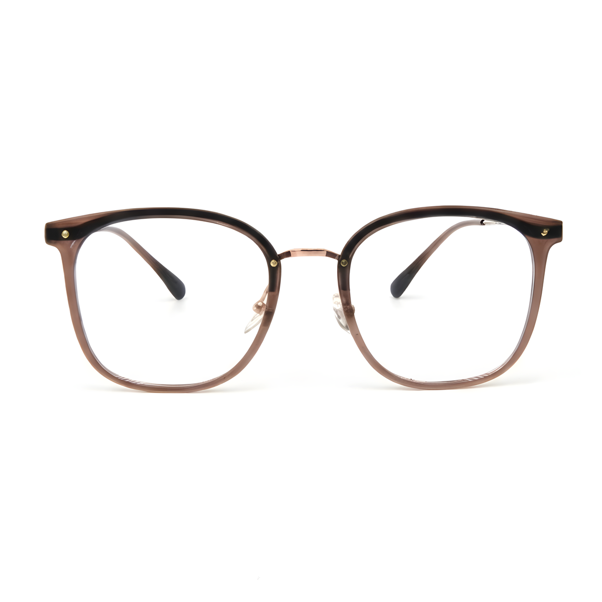 MIYAZAKI Mocha Brown eyeglasses front view