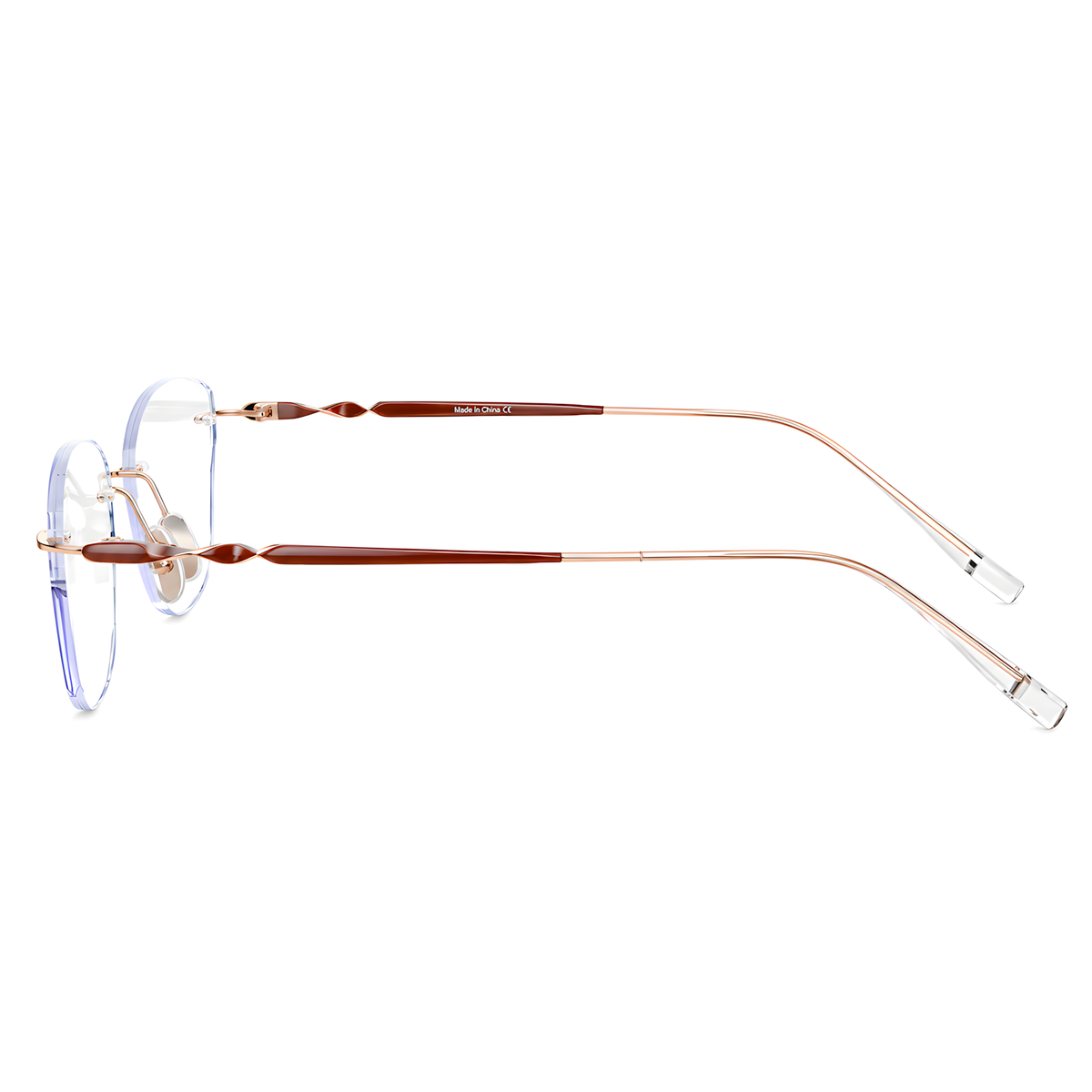 TONO Rose Gold/Red side view