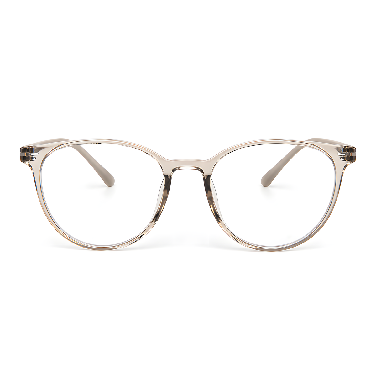 IWAKUNI Light Tea eyeglasses side view