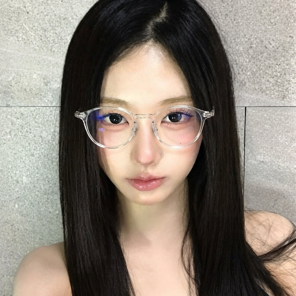 MIKASA eyeglasses worn by model