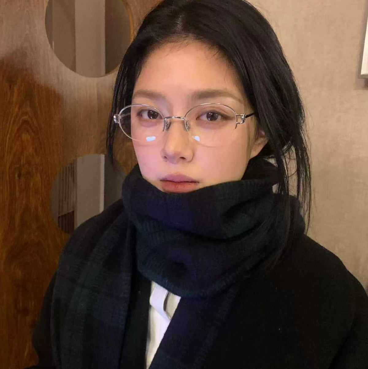 NARUTO eyeglasses worn by model