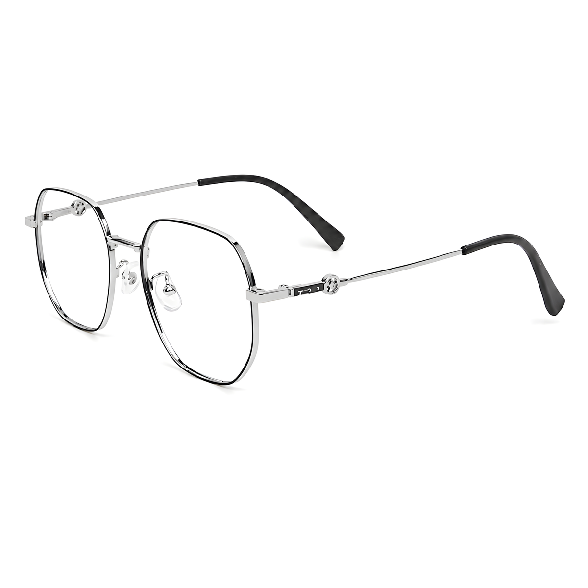 WUXI Black/Silver eyeglasses - product view 2