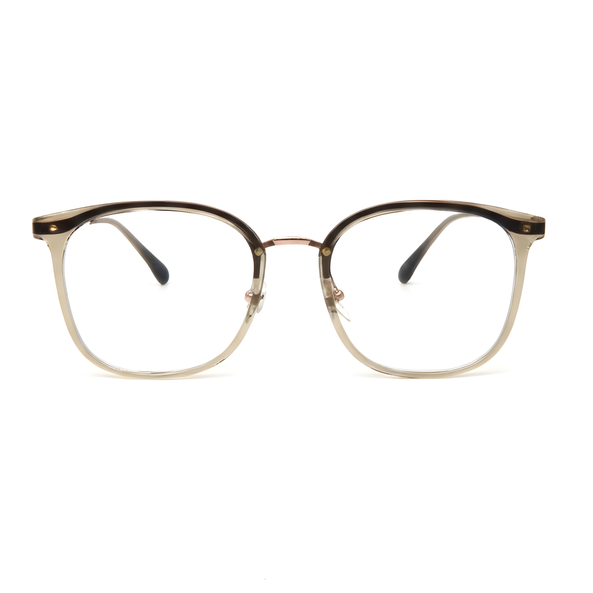 MIYAZAKI Dark Green eyeglasses front view