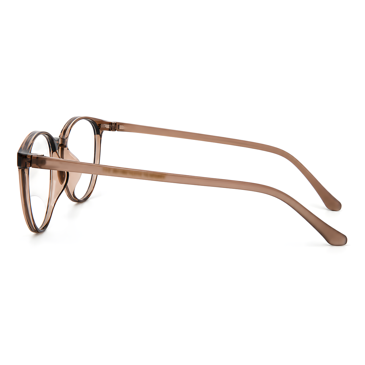 IWAKUNI Dark Tea eyeglasses front view