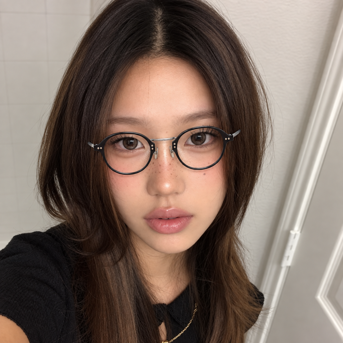 KOVEN model wearing GOODLUUK eyewear 2